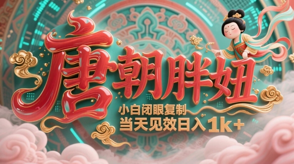 “唐朝胖美人”为主题的AI短视频成为抖音爆款，单条视频获8万+点赞-AI创作学习-提示词应用-短视频玩法加贝AI